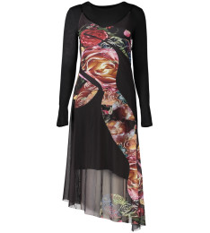 DESIGUAL SUKNELĖ 26WWVK04FLOWERS